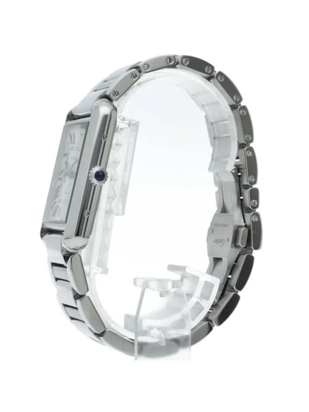 Cartier Tank Must XL Watch Auto SS Silver Polished
